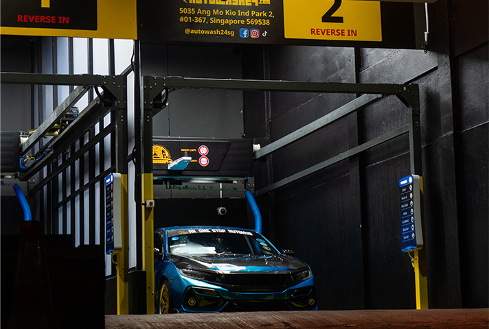 Step by step guide to using Autowash24 automated car wash Singapore